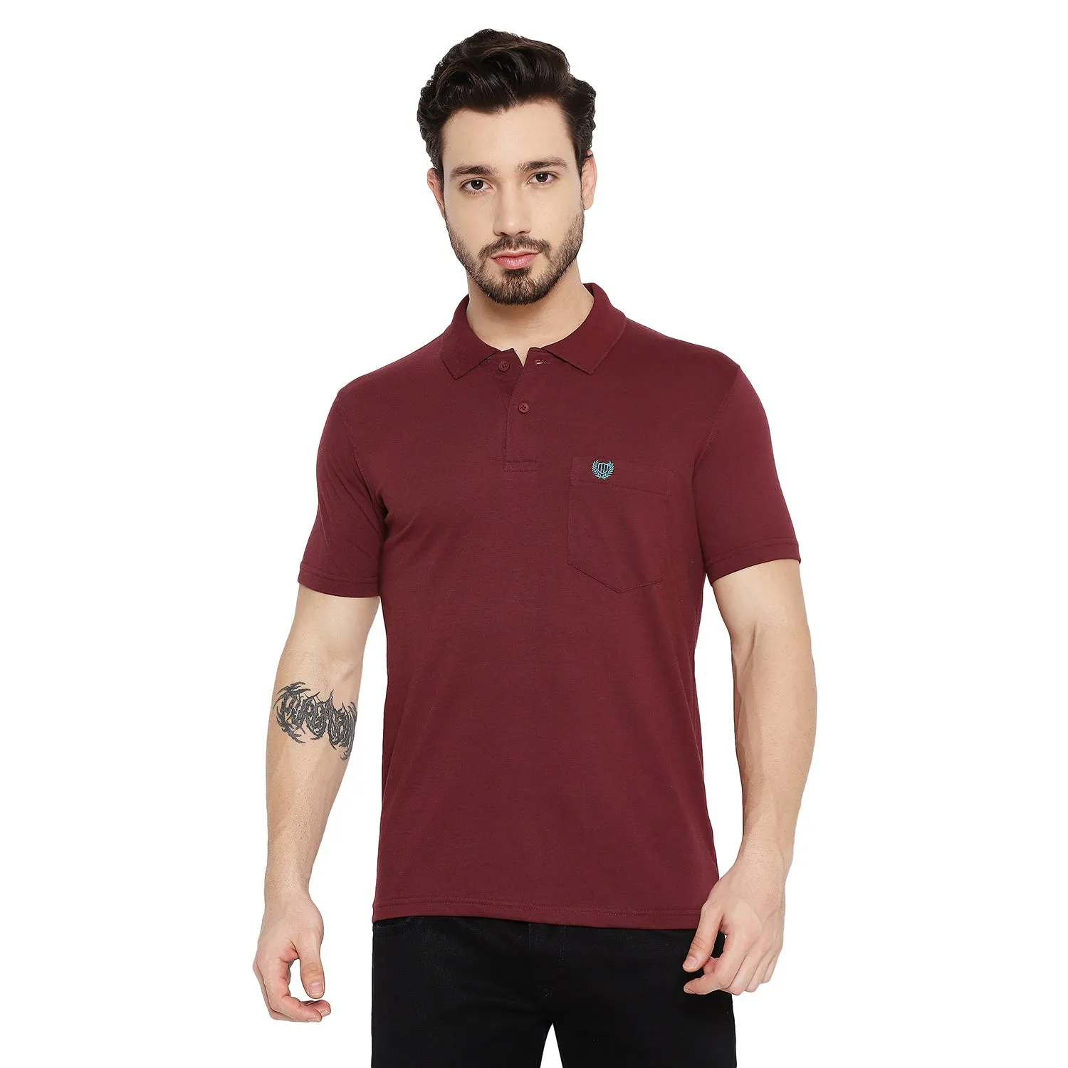 Duke Stardust Men Half Sleeve Cotton T-shirt (MSD43)