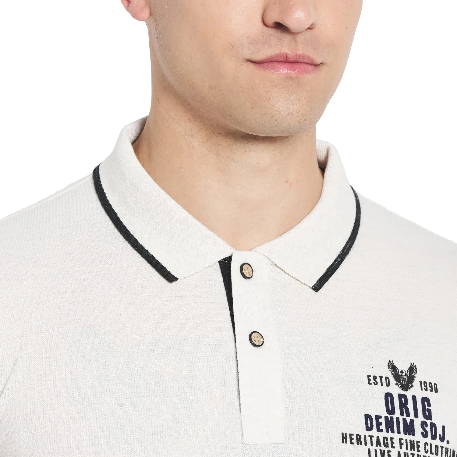 Duke Stardust Men Half Sleeve Cotton T-Shirt (MTLF173)