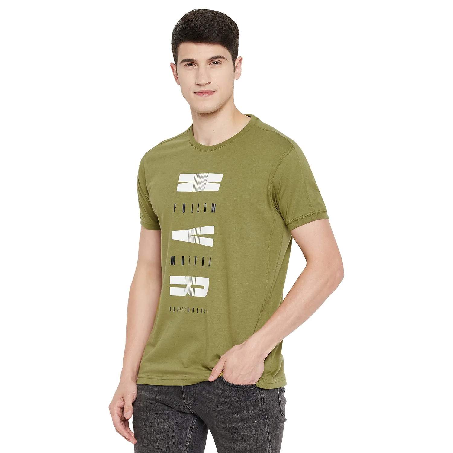 Duke Stardust Men Half Sleeve Cotton T-Shirt (MTLF332)