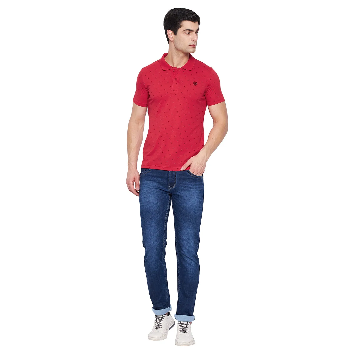 Duke Stardust Men Half Sleeve Cotton T-shirt (ONSD46)