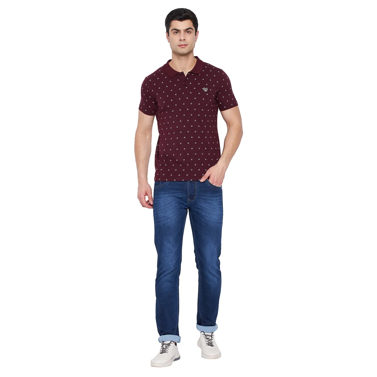 Duke Stardust Men Half Sleeve Cotton T-shirt (ONSD46)