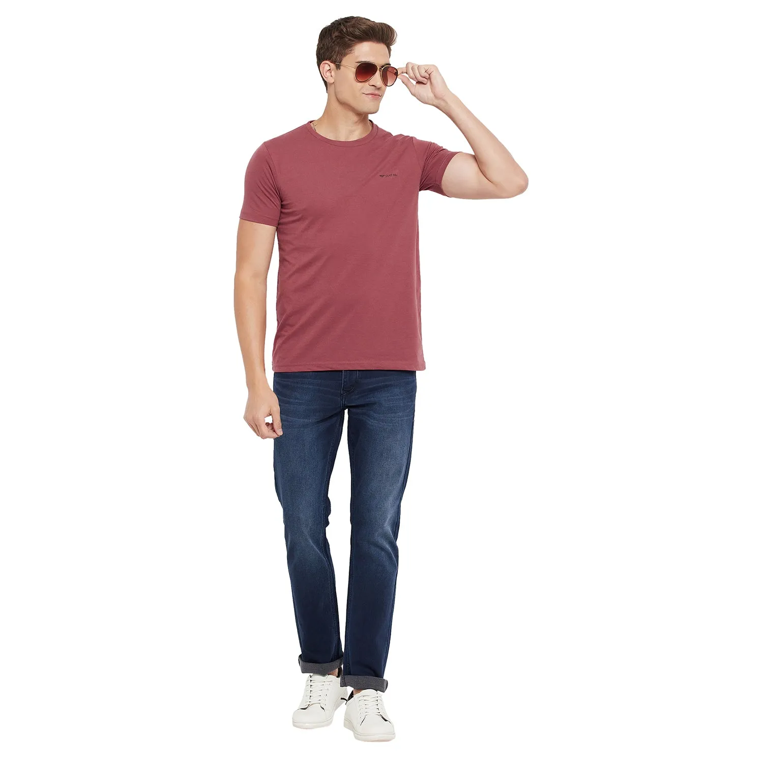 Duke Stardust Men Half Sleeve Cotton T-shirt (ONSDVP38)