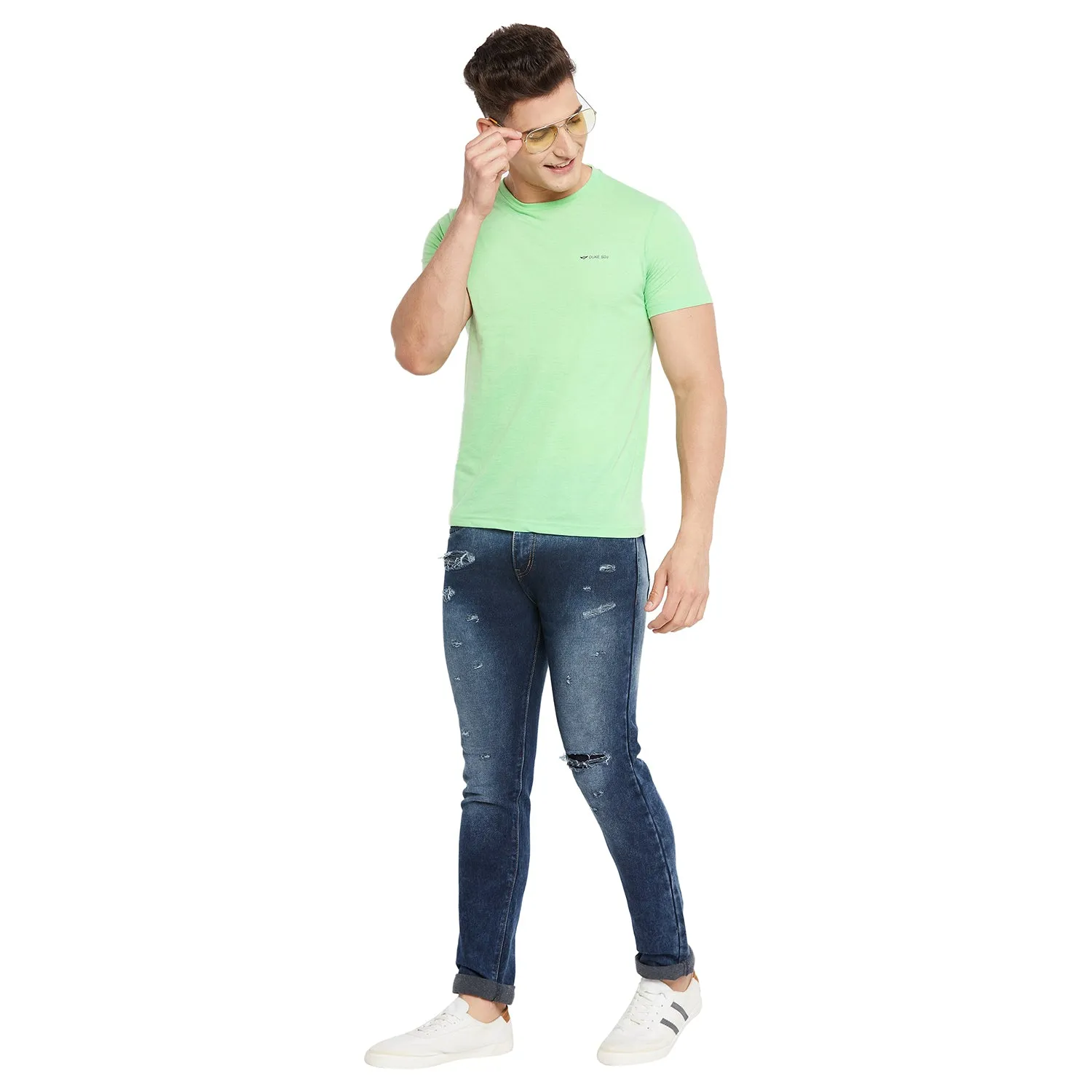 Duke Stardust Men Half Sleeve Cotton T-shirt (ONSDVP38)