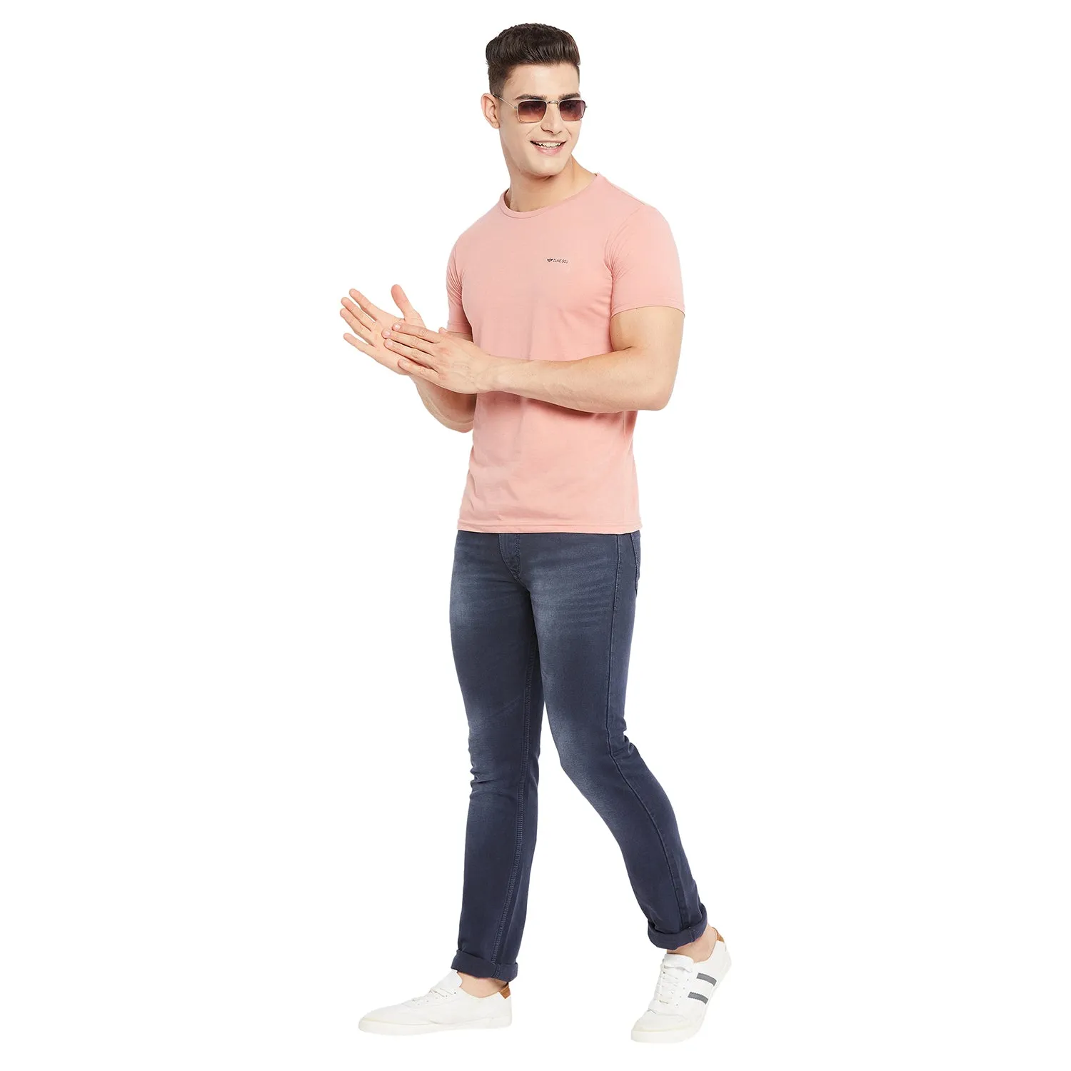 Duke Stardust Men Half Sleeve Cotton T-shirt (ONSDVP38)