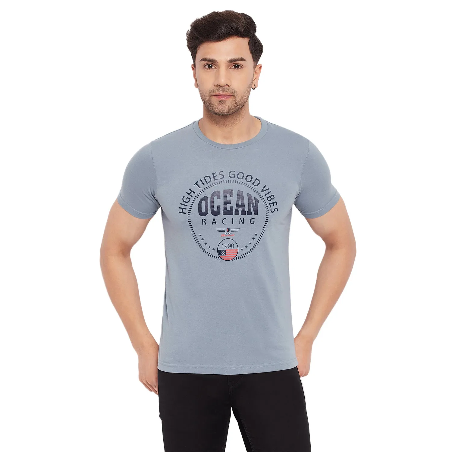 Duke Stardust Men Half Sleeve Cotton T-shirt (ONSDVP39)