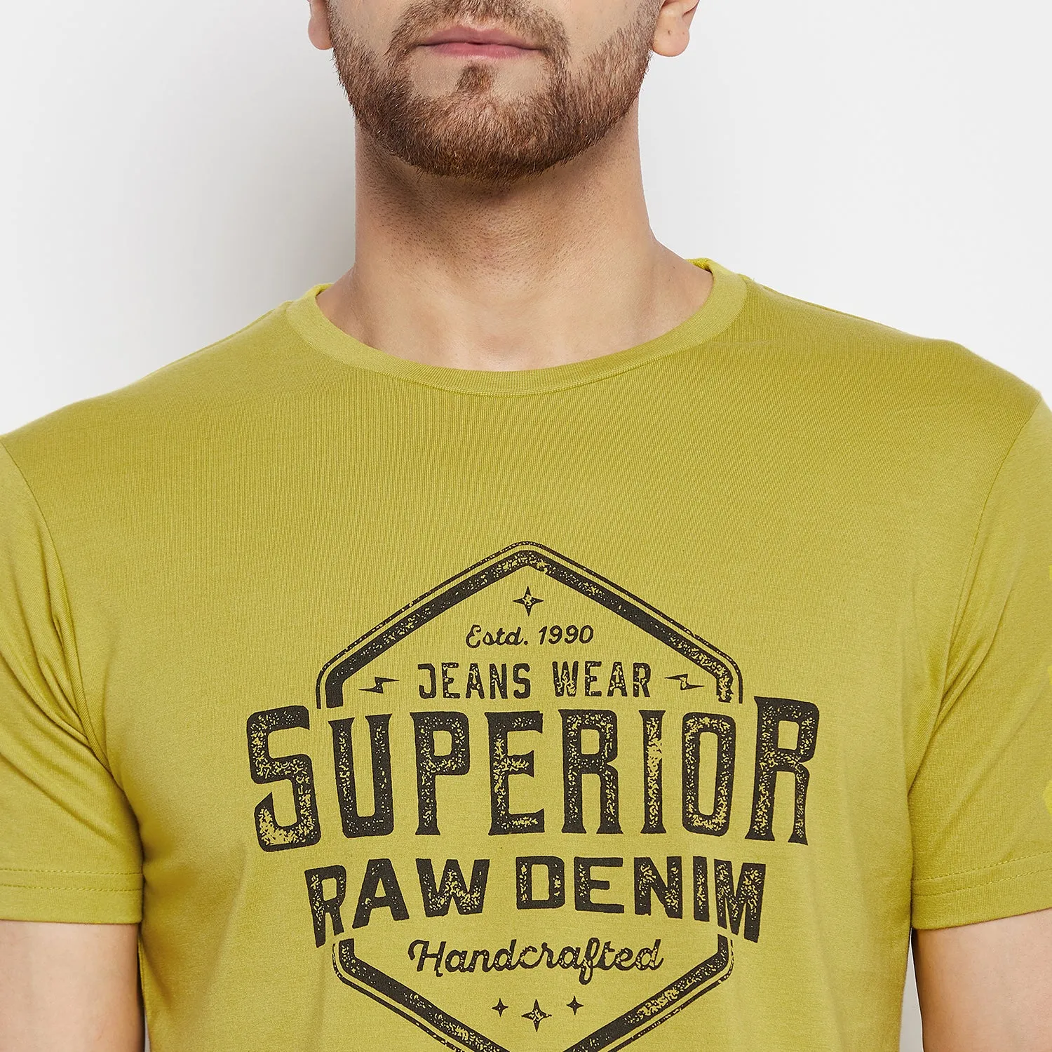 Duke Stardust Men Half Sleeve Cotton T-shirt (ONSDVP39)