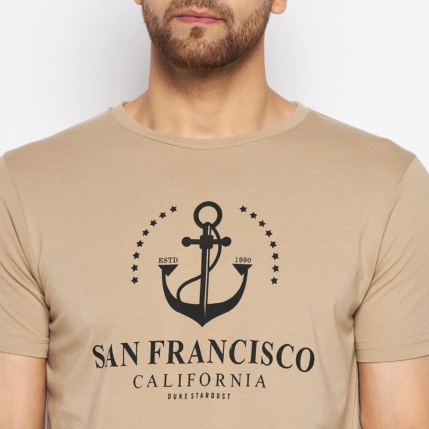 Duke Stardust Men Half Sleeve Cotton T-shirt (ONSDVP39)