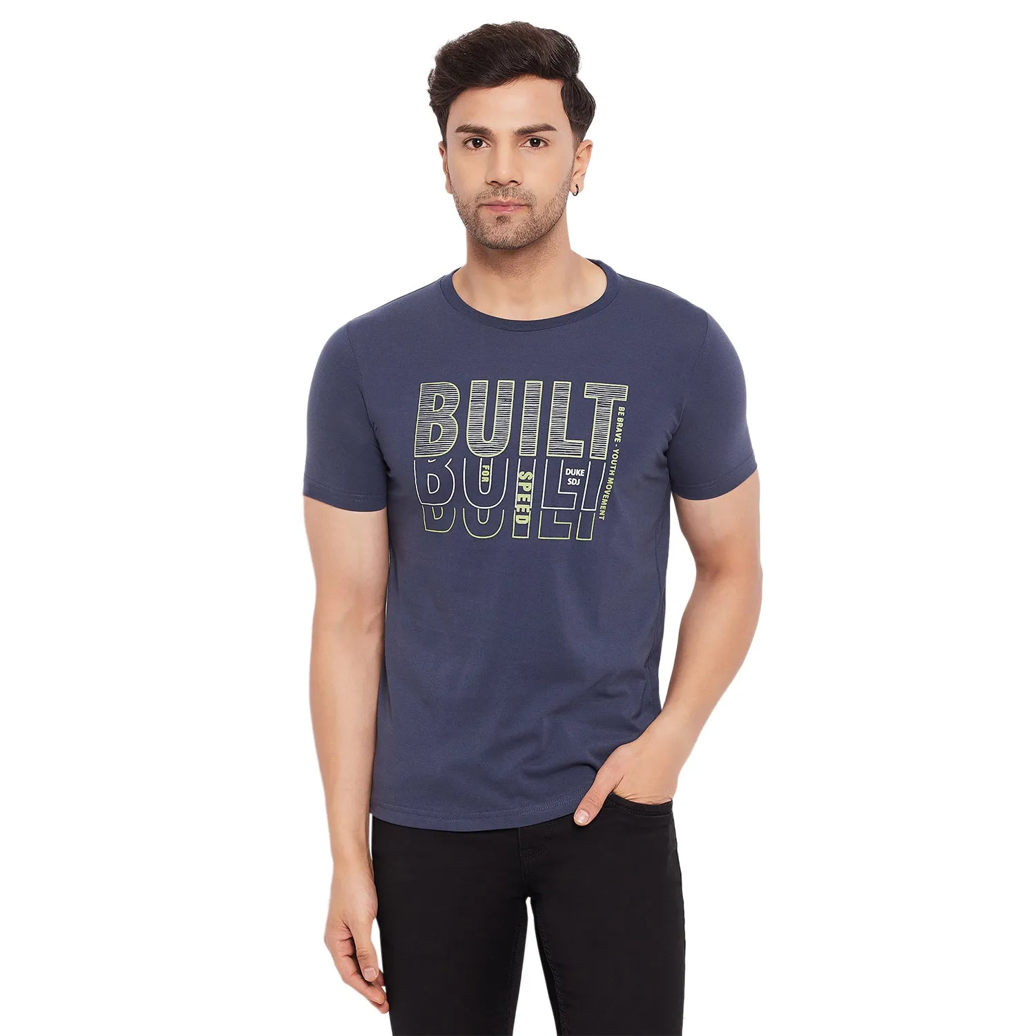 Duke Stardust Men Half Sleeve Cotton T-shirt (ONSDVP39)