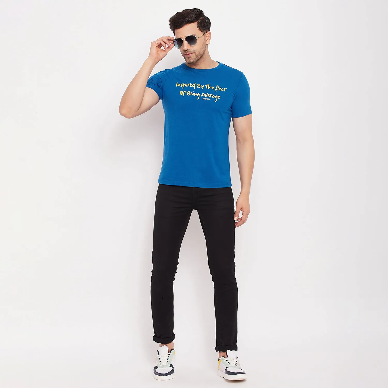 Duke Stardust Men Half Sleeve Cotton T-shirt (ONSDVP39)