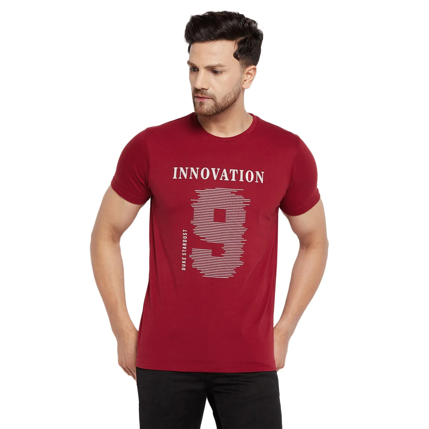 Duke Stardust Men Half Sleeve Cotton T-shirt (ONSDVP39)
