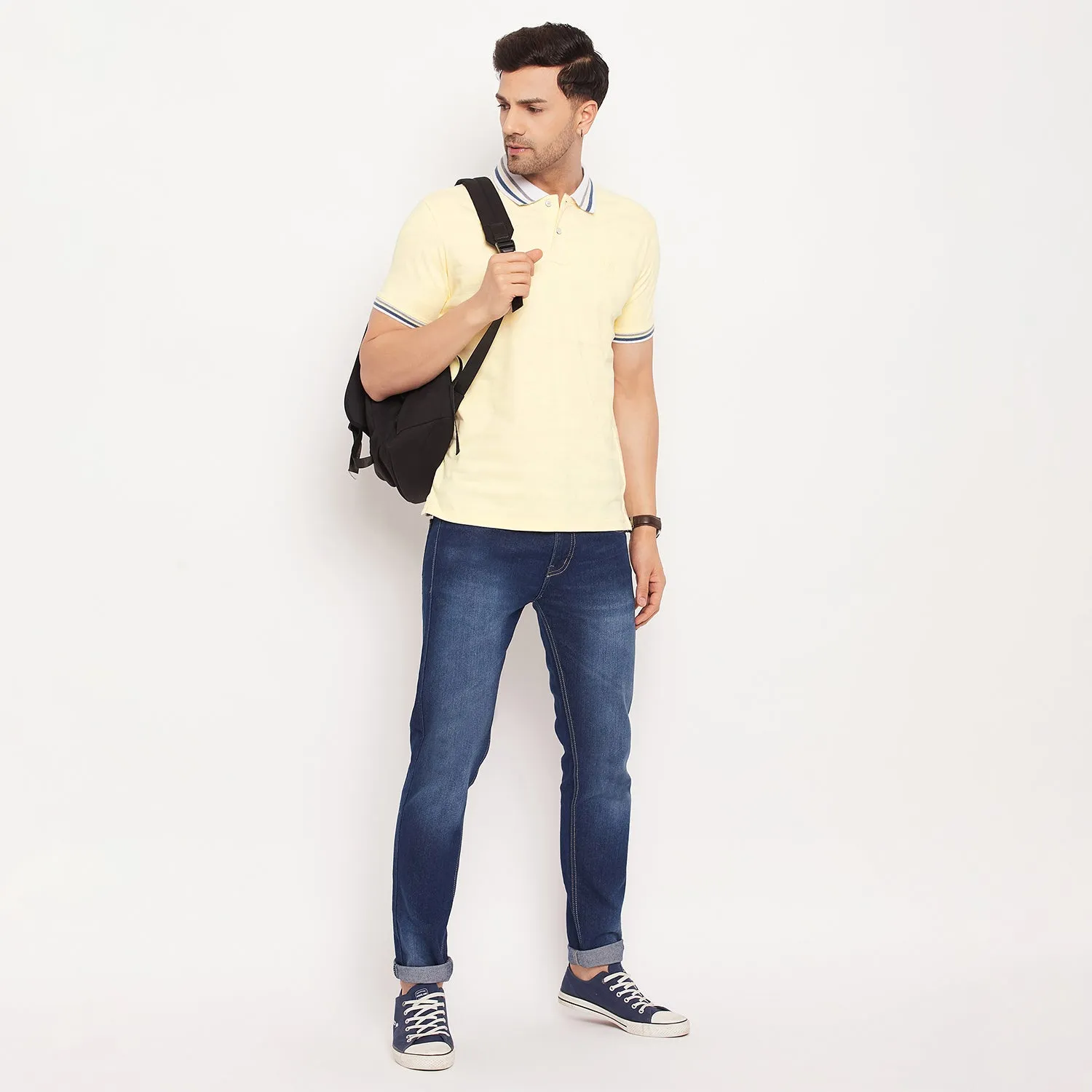 Duke Stardust Men Half Sleeve Cotton Tshirt (4038)