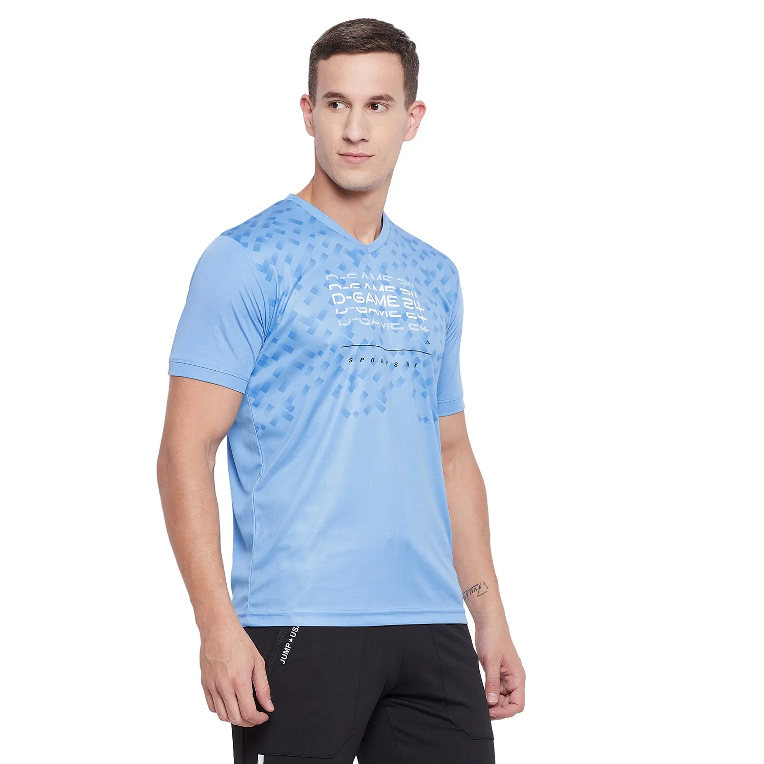 Duke Stardust Men Half Sleeve Sports T-shirt (GD1148)