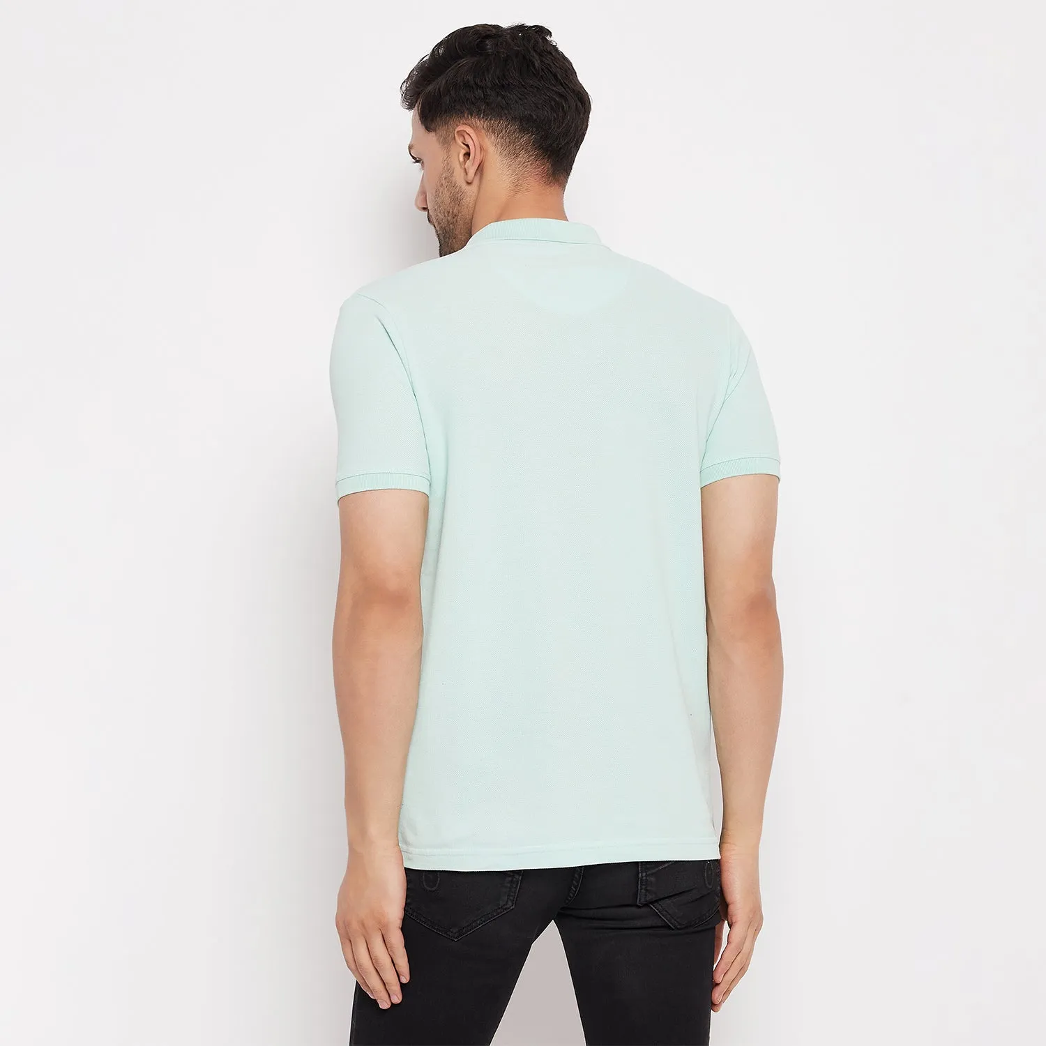 Duke Stardust Men Polo Neck Half Sleeve Cotton T-shirt (LF5418)