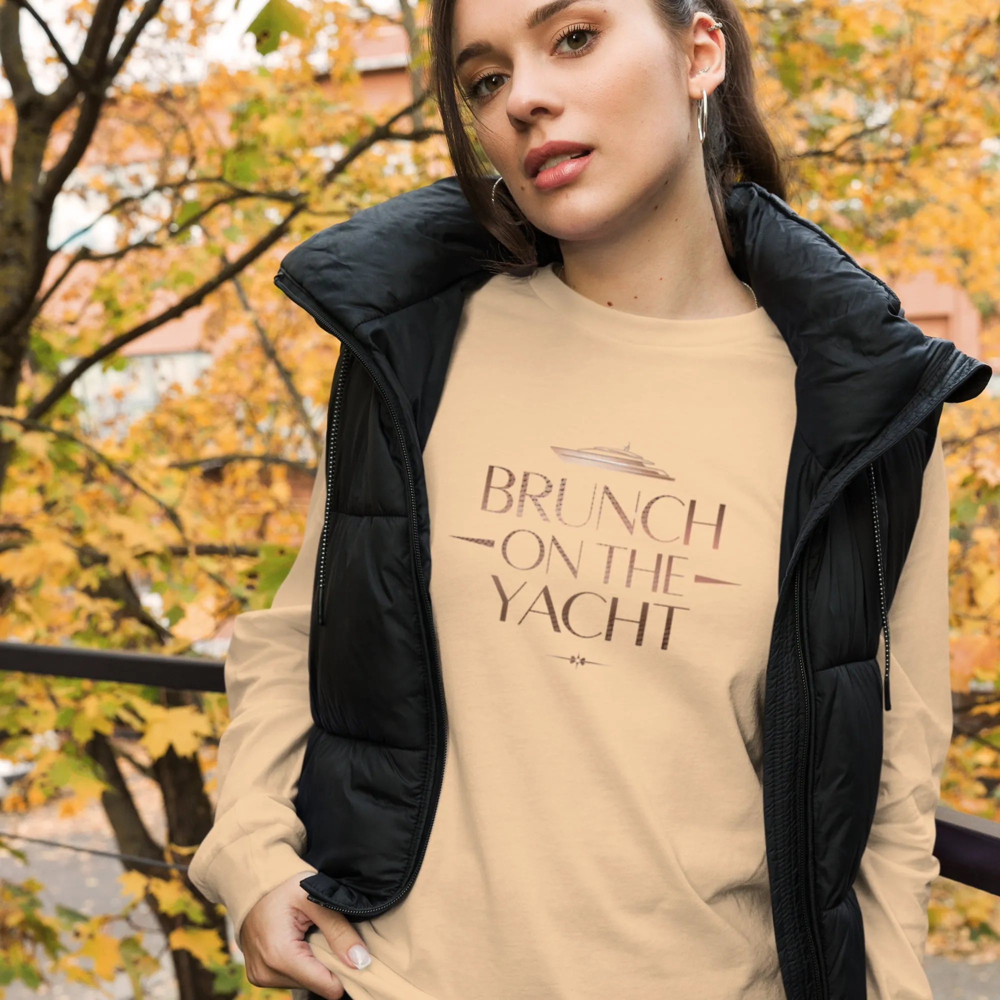DUO MODERN "Brunch On The Yacht" Unisex Long Sleeve Tee