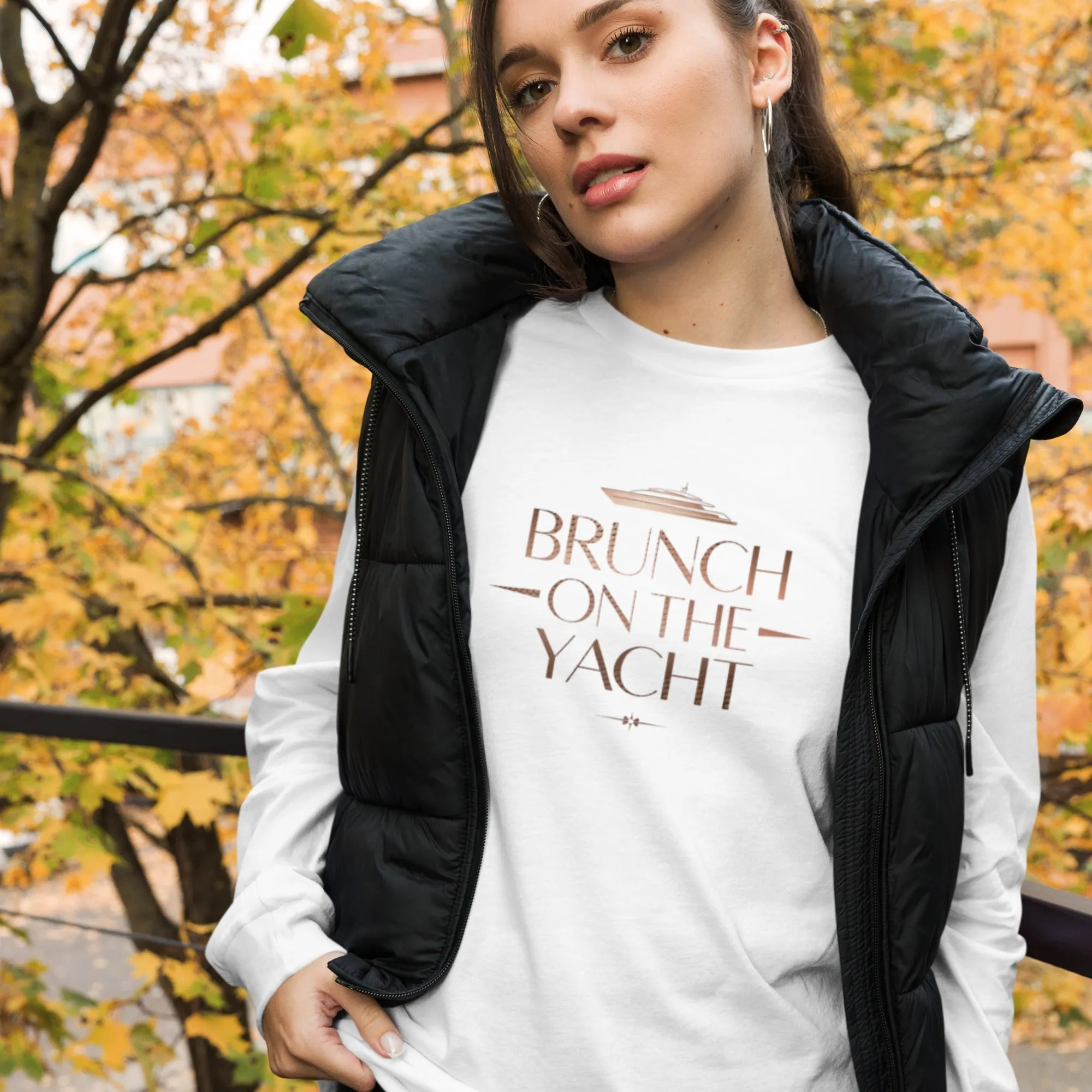 DUO MODERN "Brunch On The Yacht" Unisex Long Sleeve Tee