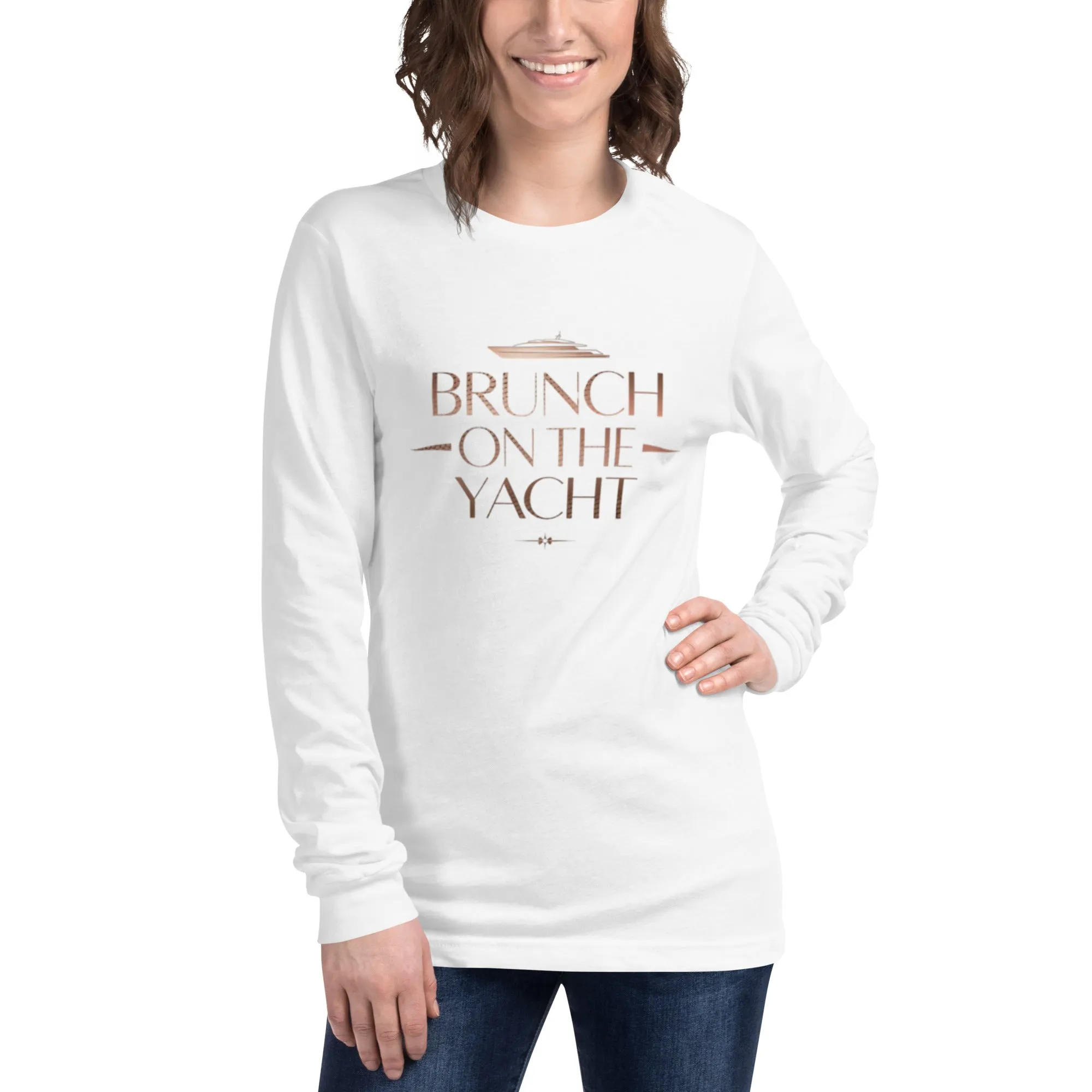 DUO MODERN "Brunch On The Yacht" Unisex Long Sleeve Tee