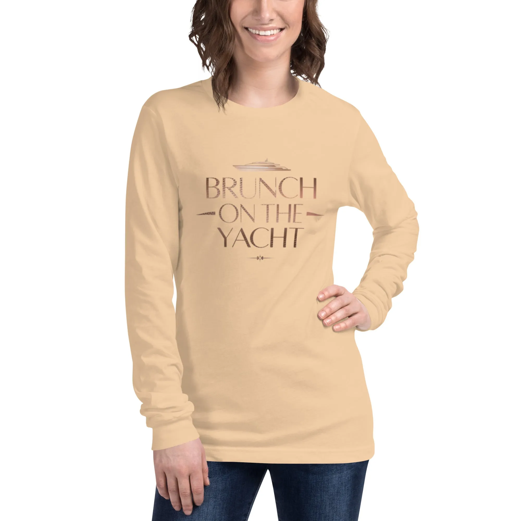 DUO MODERN "Brunch On The Yacht" Unisex Long Sleeve Tee