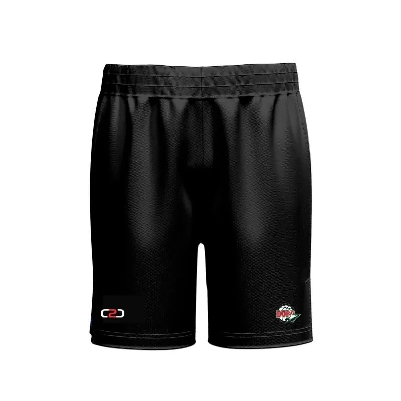 DVBA Grind SlimFit HP Mens/Youth Split Pro Shorts Black