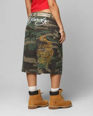 Ed Hardy Dragon Jorts Camo