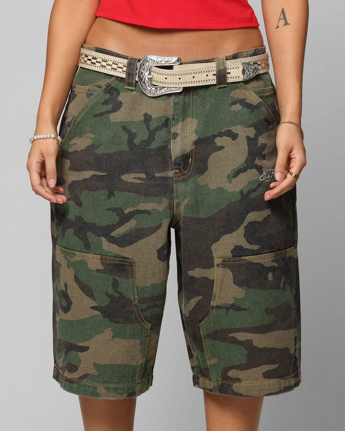 Ed Hardy Dragon Jorts Camo