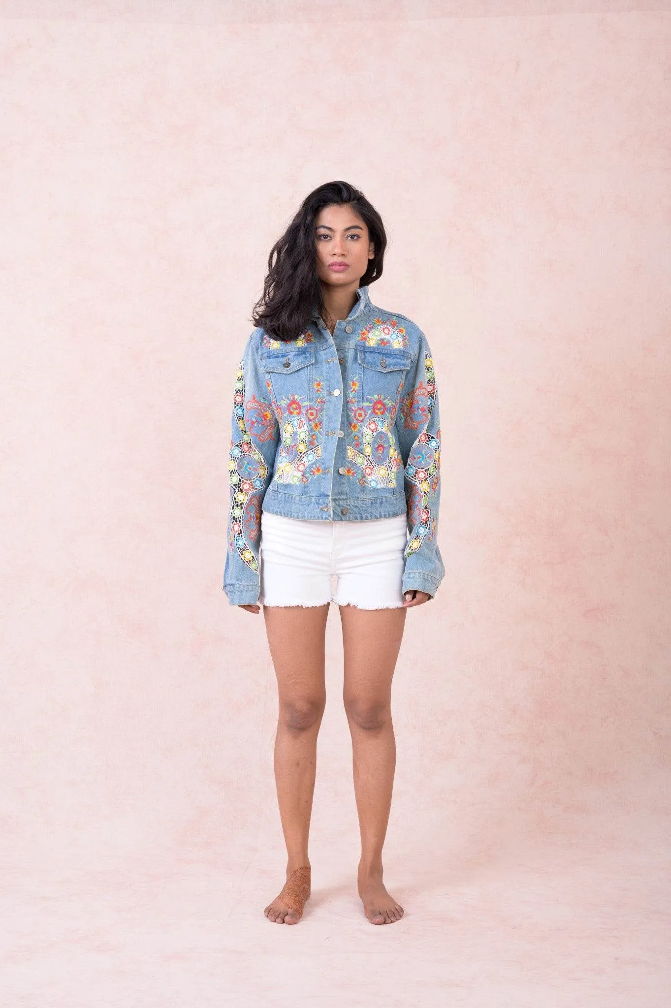 Embroidered Denim Jacket