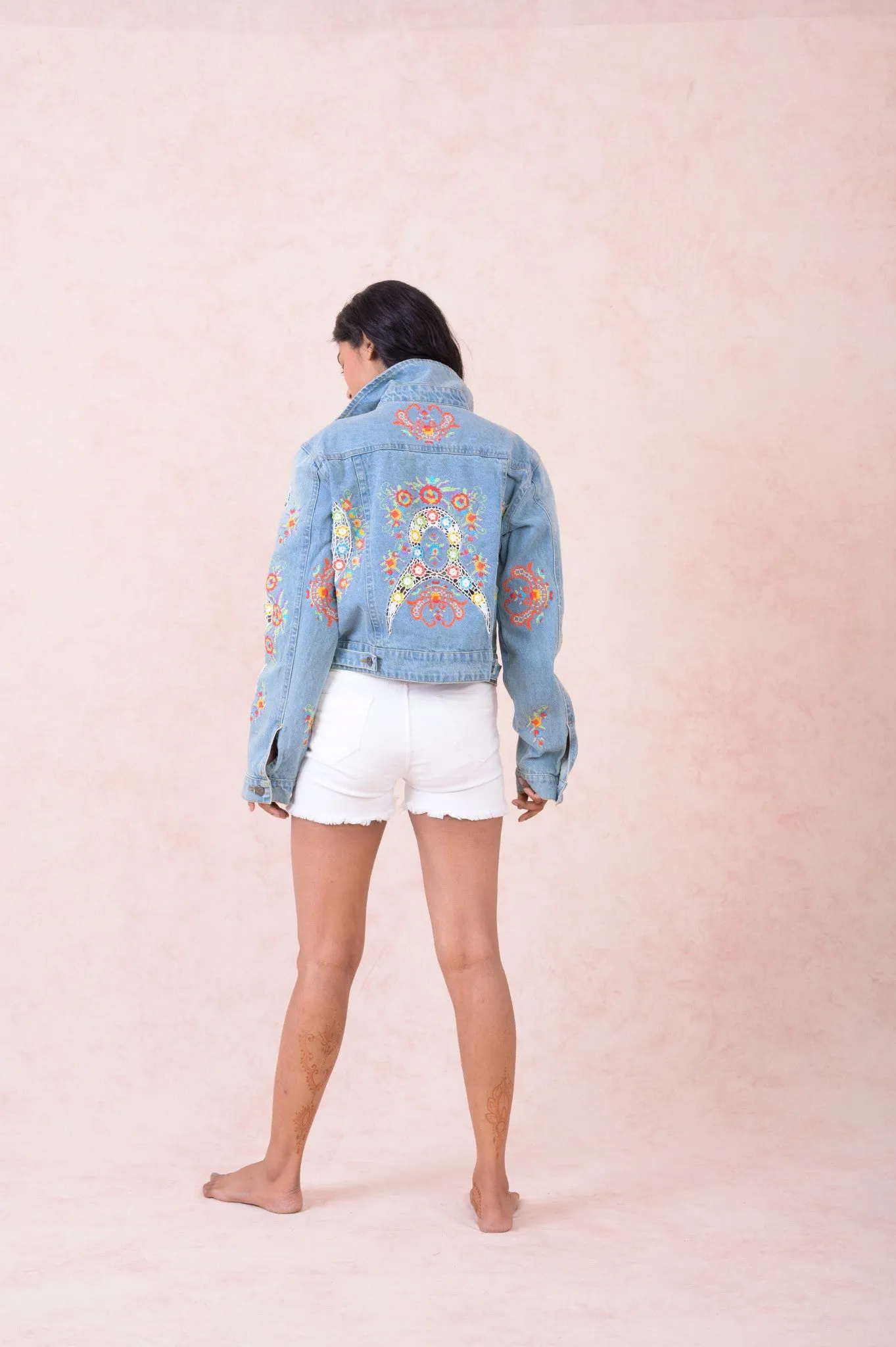 Embroidered Denim Jacket