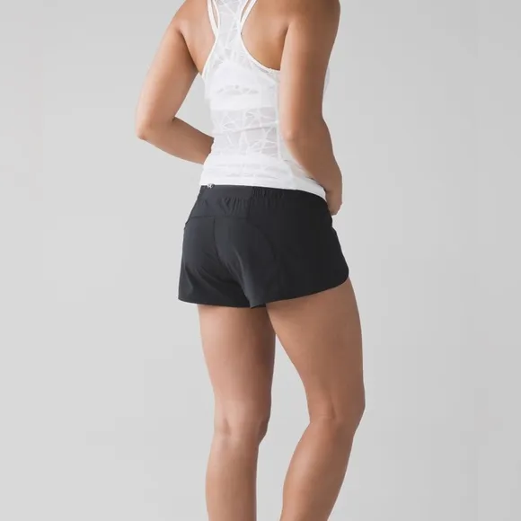 EUC Lululemon Goal Crusher Short in Black