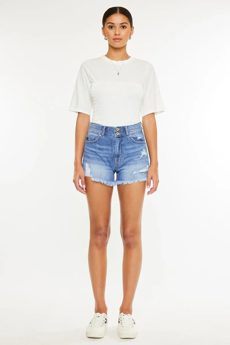 Farah High Rise Mom Shorts