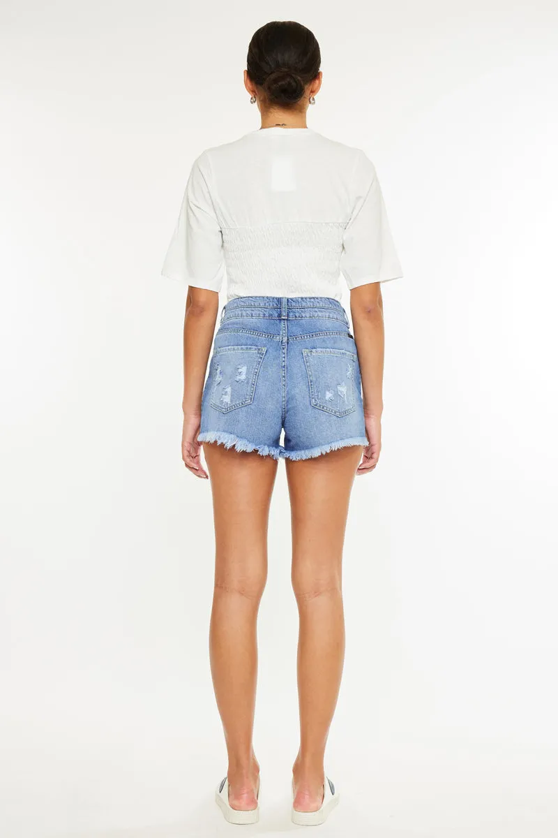 Farah High Rise Mom Shorts