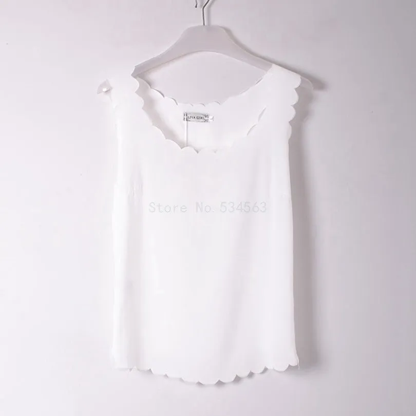 Fashion wave Neck Plus Size Chiffon Shirt For Women'S Blouse Tops Office Shirts Blouses Clothes