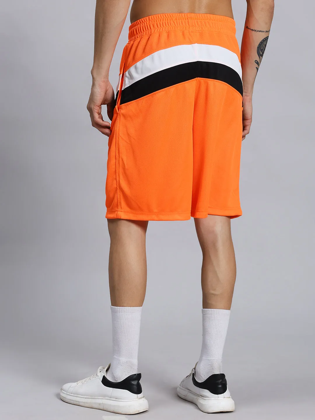 Fifa Regular Fit Shorts (Orange)
