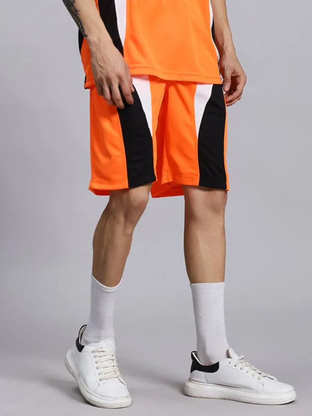 Fifa Regular Fit Shorts (Orange)