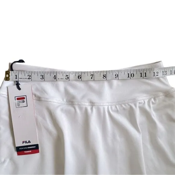 Fila Essentials Long Flirty Skirt White Size XS NWT