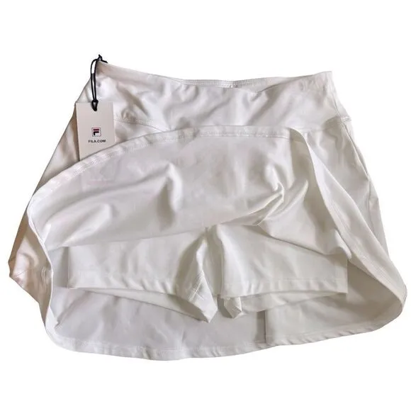 Fila Essentials Long Flirty Skirt White Size XS NWT