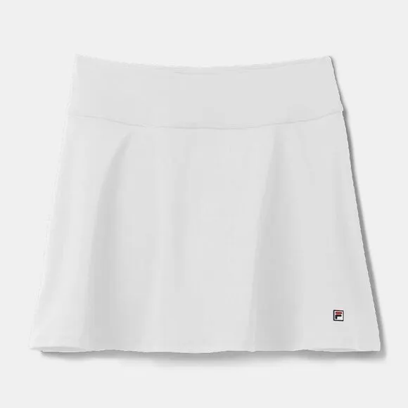 Fila Essentials Long Flirty Skirt White Size XS NWT