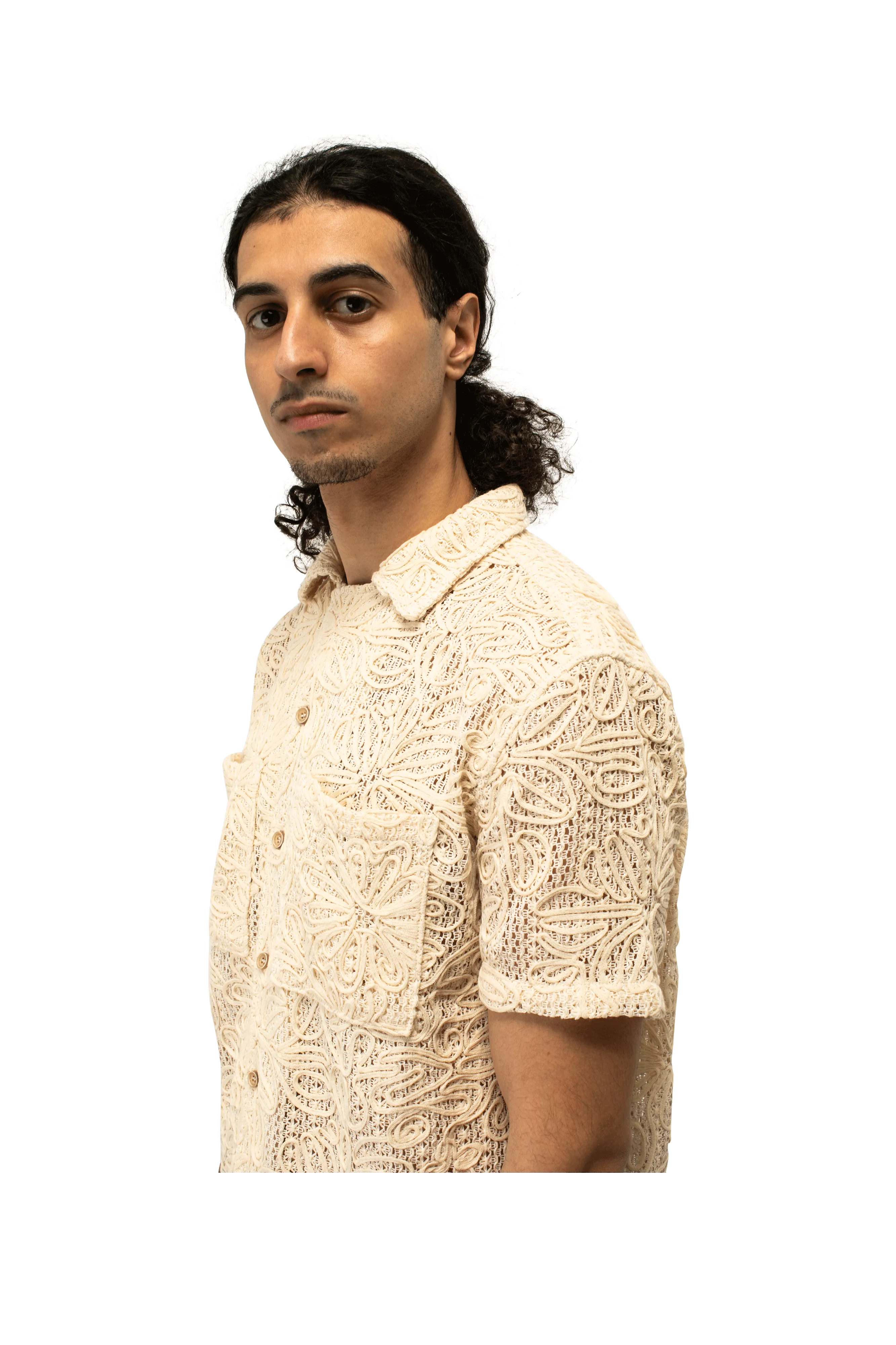 Flower Jacquard Shirts