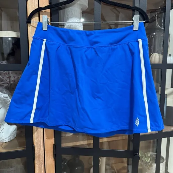 FP Movement Never Better Volley Skort tennis skirt high waist electric cobalt