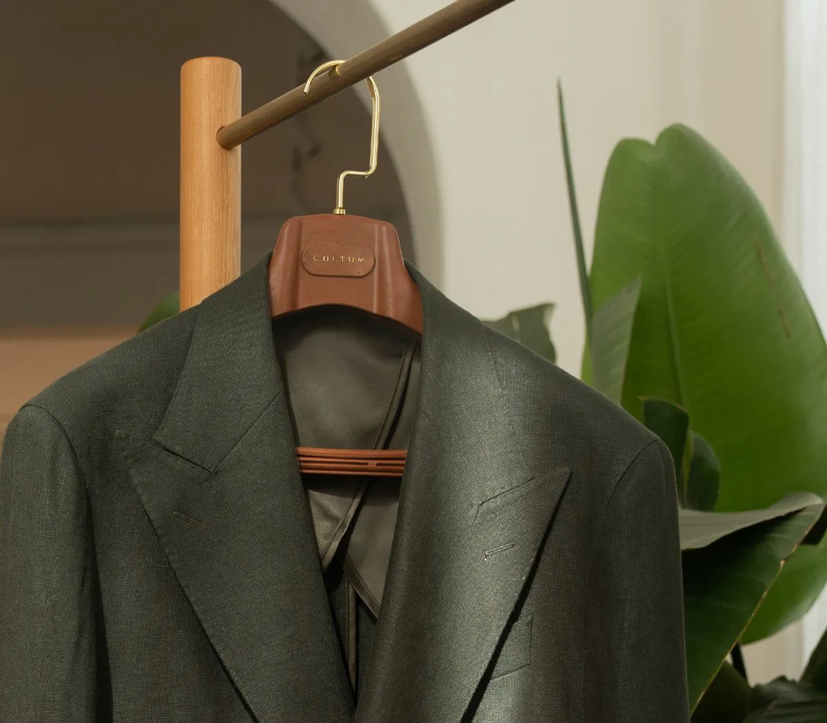 French Linen Double-Breasted Suit