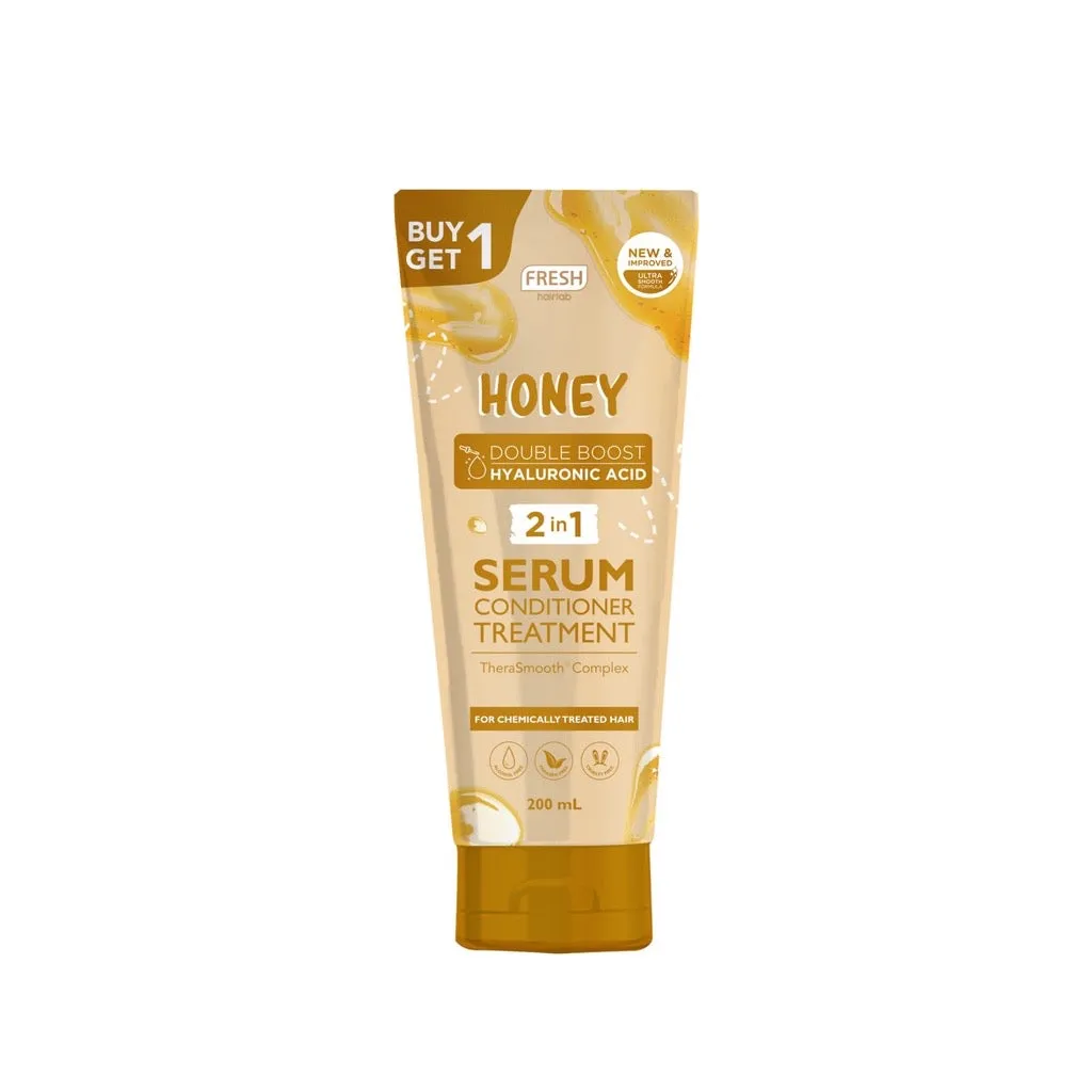 Fresh Hairlab Honey Double Boost Hyaluronic Acid 2 in 1 Serum Conditioner Treatment 200ml (exp 12/2023)