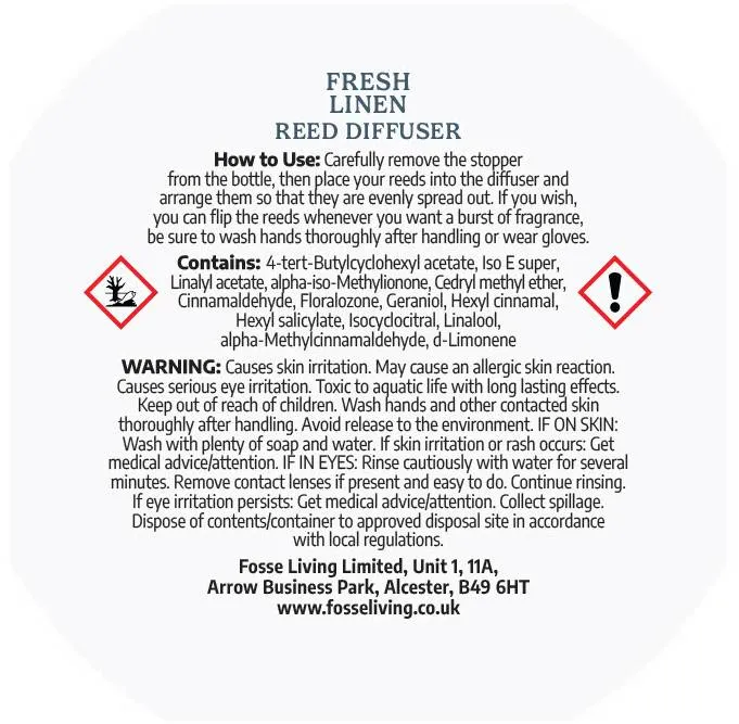 Fresh Linen Reed Diffuser