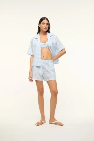 Gabi Short Sky Gingham