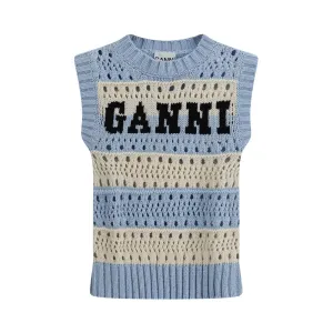 Ganni Striped Vest