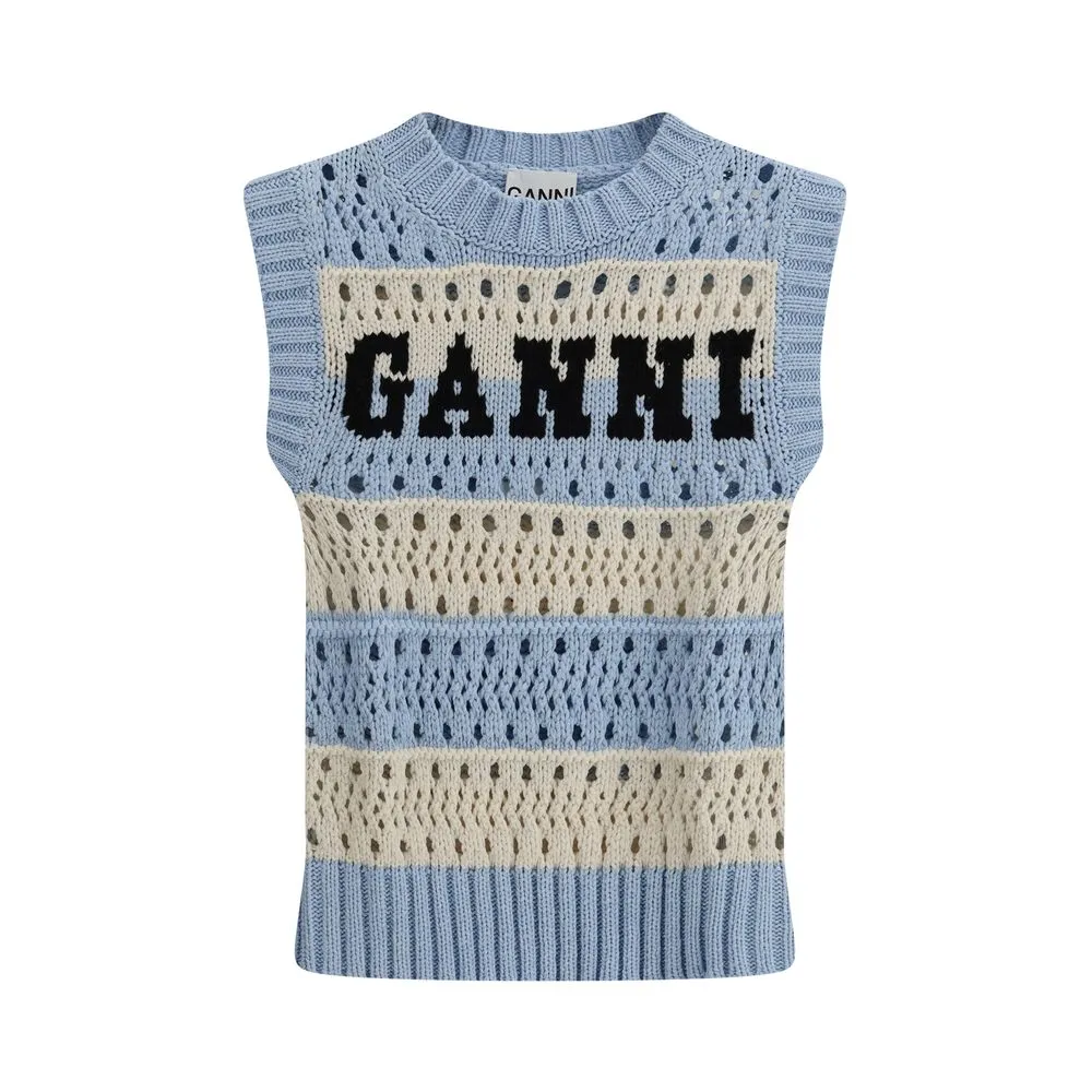 Ganni Striped Vest