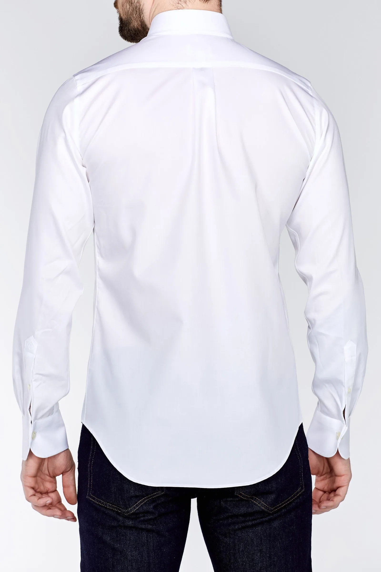 GANT DIAMOND G Men's Plain Sateen Fitted Town Shirt 383905 Size 39 $155 NWT