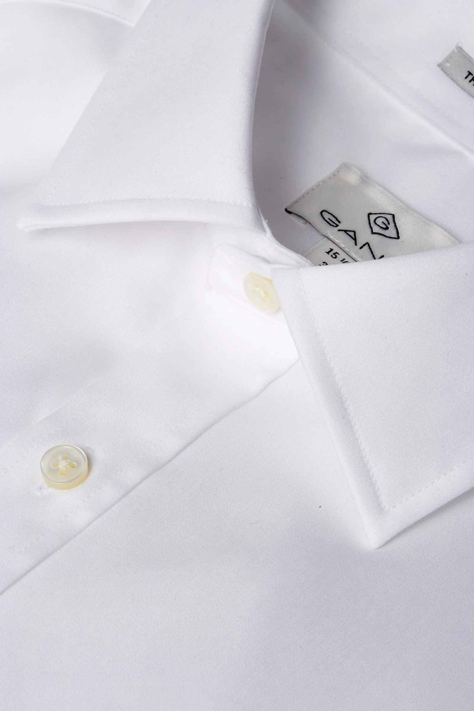 GANT DIAMOND G Men's Plain Sateen Fitted Town Shirt 383905 Size 39 $155 NWT