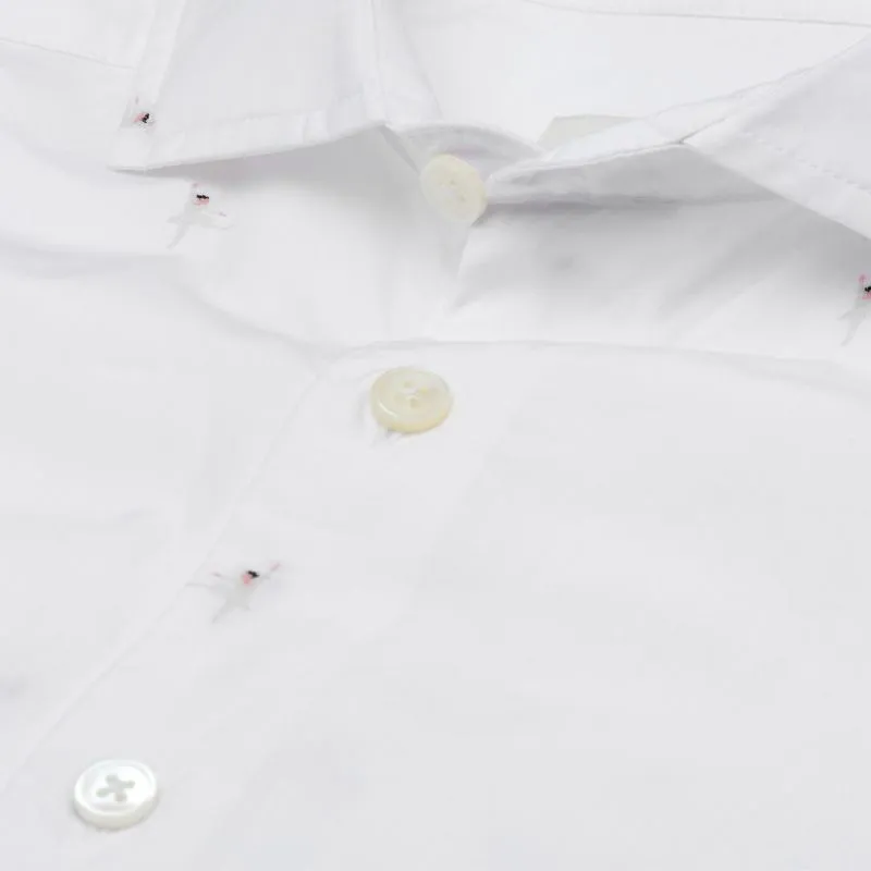 GANT DIAMOND G Men's White Fitted Ballerina Amalfi 3051166 Size M $225 NWT