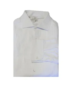 GANT DIAMOND G Men's White Pleat Bib Tux Fitted Spread 3050866 Size 40 $225 NWT