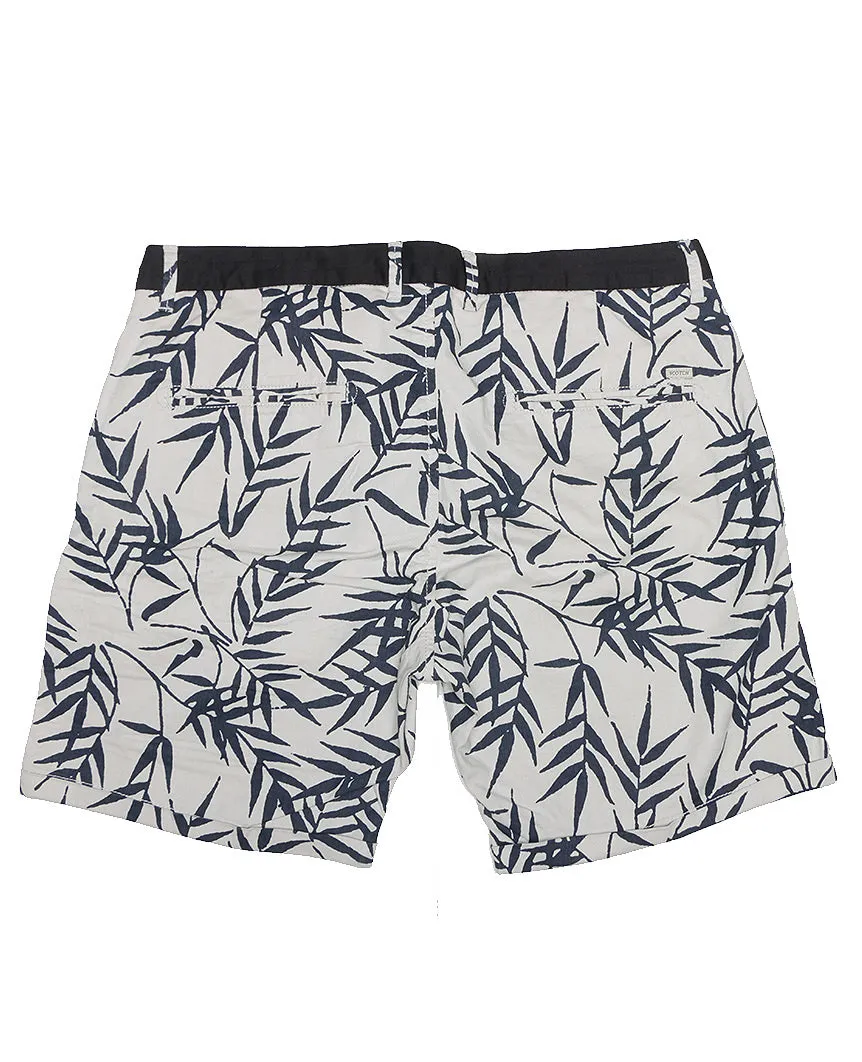 Garment Dyed Slub Shorts  Floral