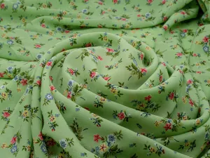 Georgette Cenza Prime Floral Pink 44" Fabric