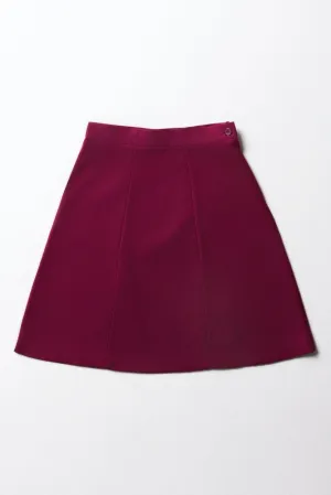 Girls Primary School Skirt Maroon